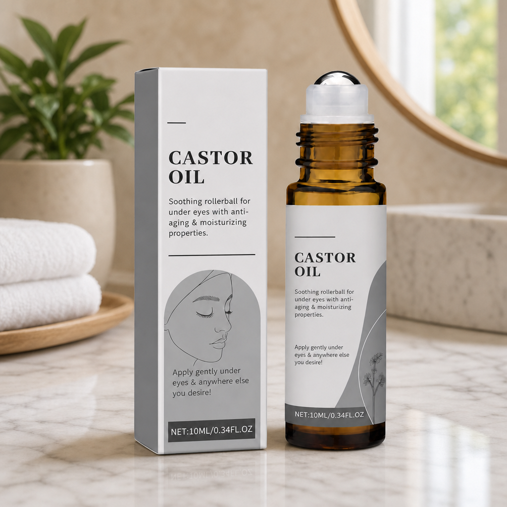 Hydrating Eye Serum Roller with Vitamin E for Smooth, Refreshed Skin
