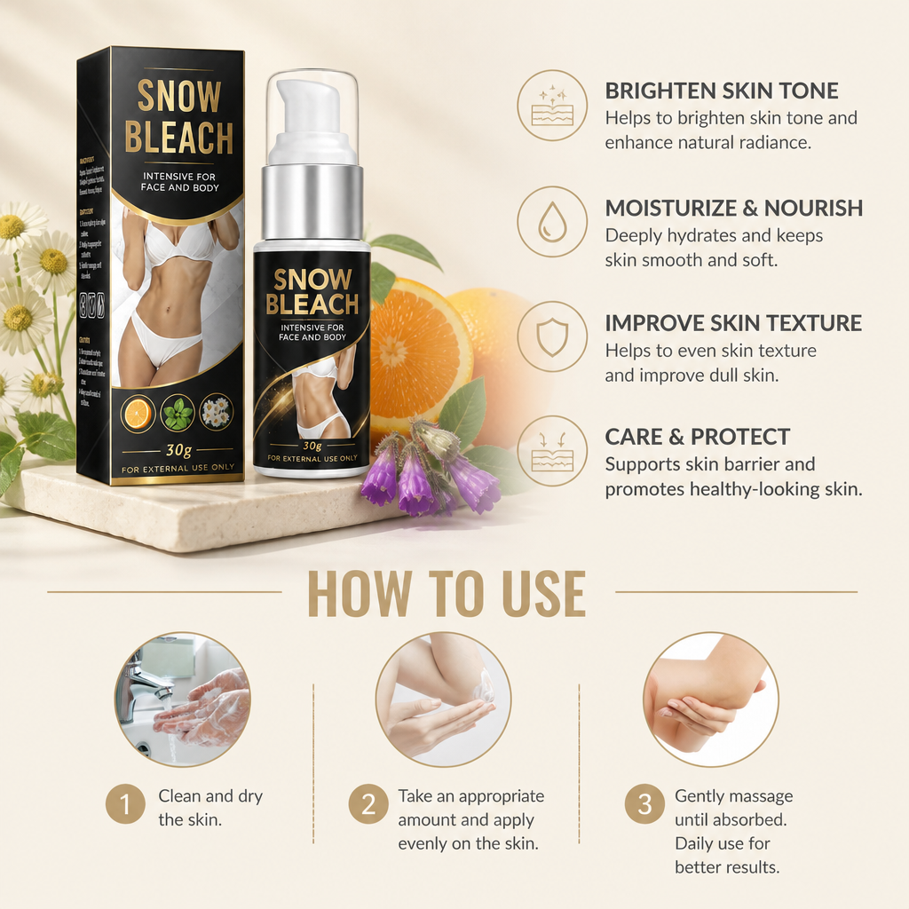Radiance-Boosting Body & Face Cream for Smooth, Even-Looking Skin