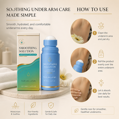 Soothing Underarm Care Roller for Smooth Hydrated Skin