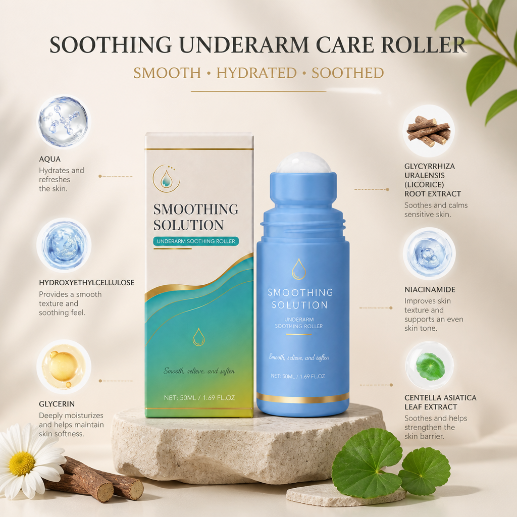 Soothing Underarm Care Roller for Smooth Hydrated Skin