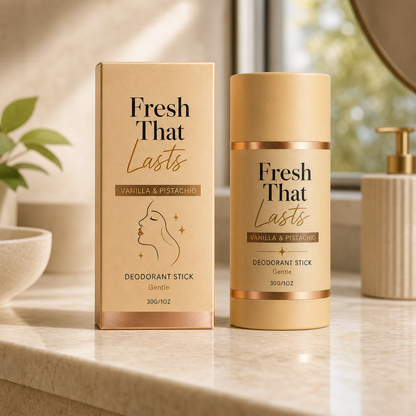 Long-Lasting Deodorant Stick – Vanilla & Pistachio Freshness All Day