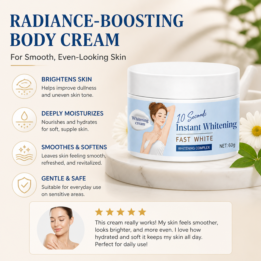Radiance-Boosting Body Cream for Smooth, Even-Looking Skin