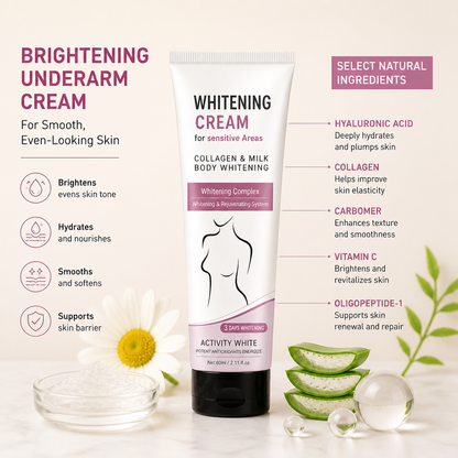 Brightening Underarm Cream – Hydrating Care for Smooth, Even-Looking Skin