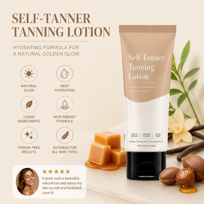 Self-Tanning Lotion – Hydrating Formula For A Natural Golden Glow