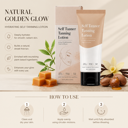 Self-Tanning Lotion – Hydrating Formula For A Natural Golden Glow