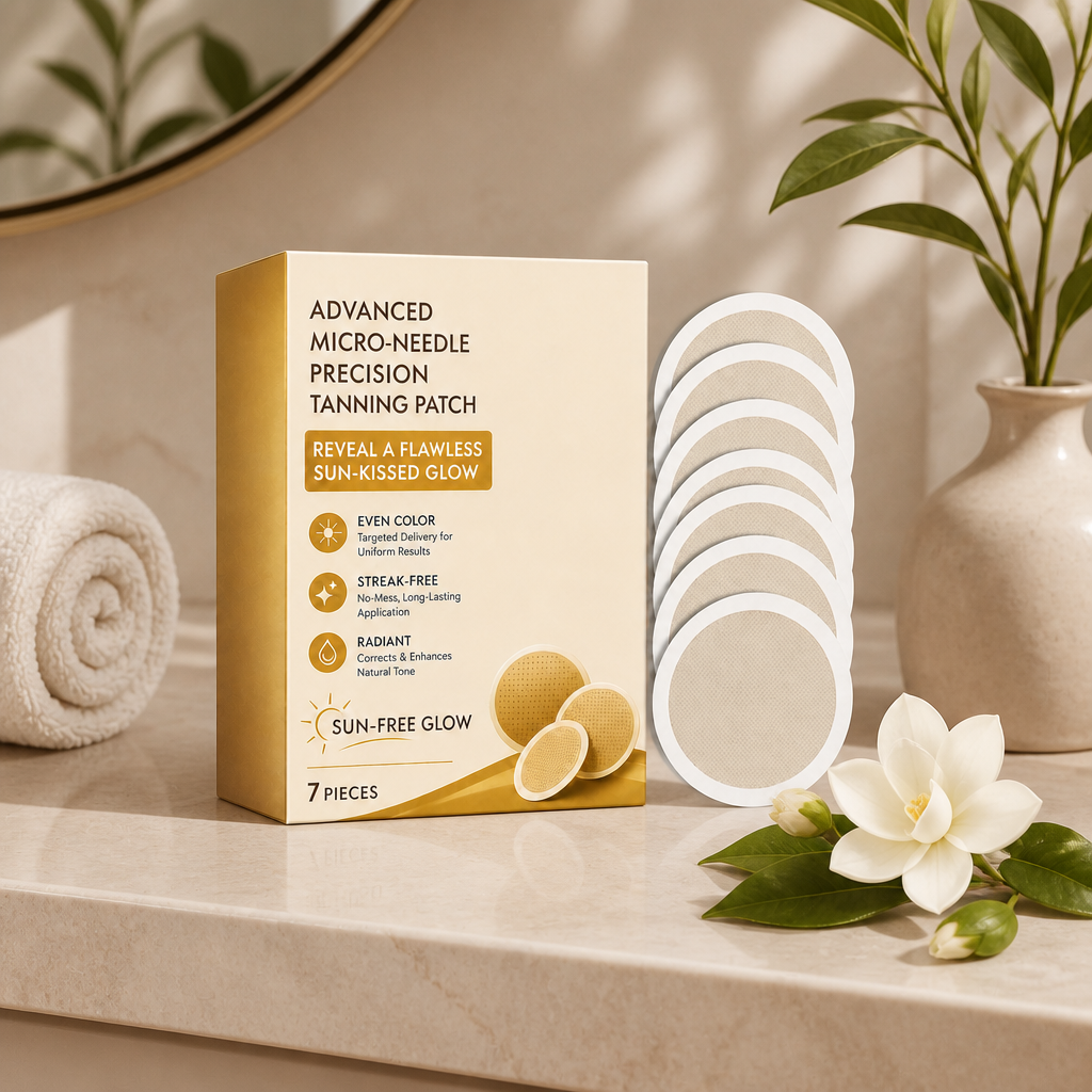 Self-Tanning Facial Patch – Microneedle Glow With Hydrating Care