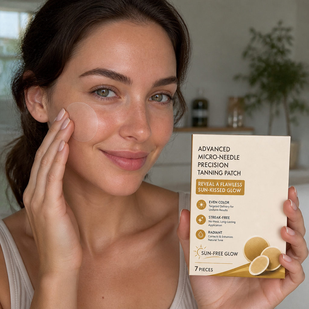 Self-Tanning Facial Patch – Microneedle Glow With Hydrating Care