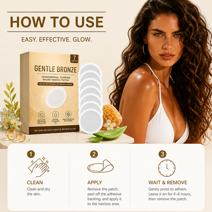 Micro Needle Self-Tanning Patch – Natural Bronze Glow With Hydration Care