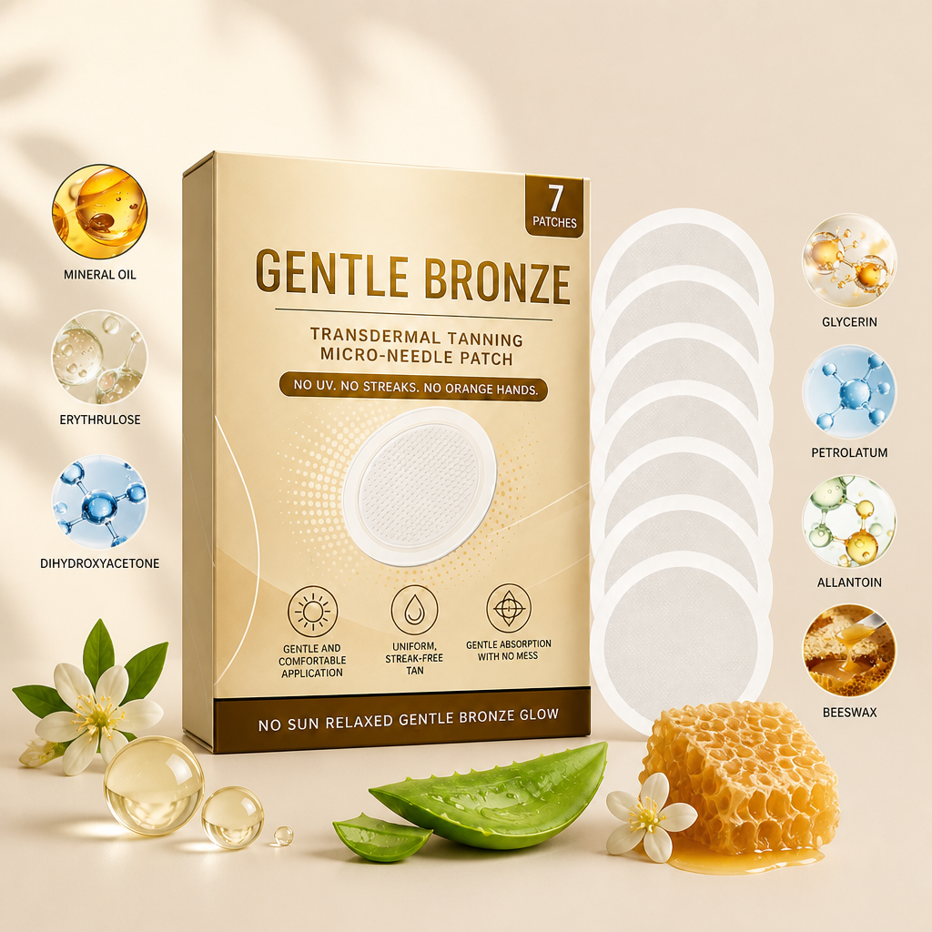 Micro Needle Self-Tanning Patch – Natural Bronze Glow With Hydration Care