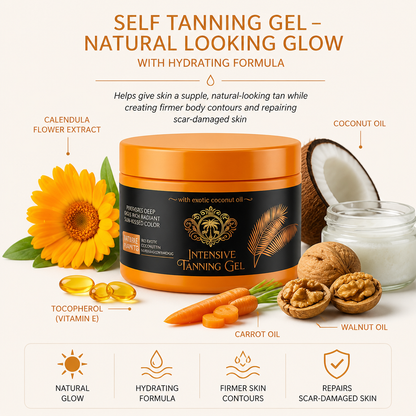 Self Tanning Gel – Natural Looking Glow With Hydrating Formula