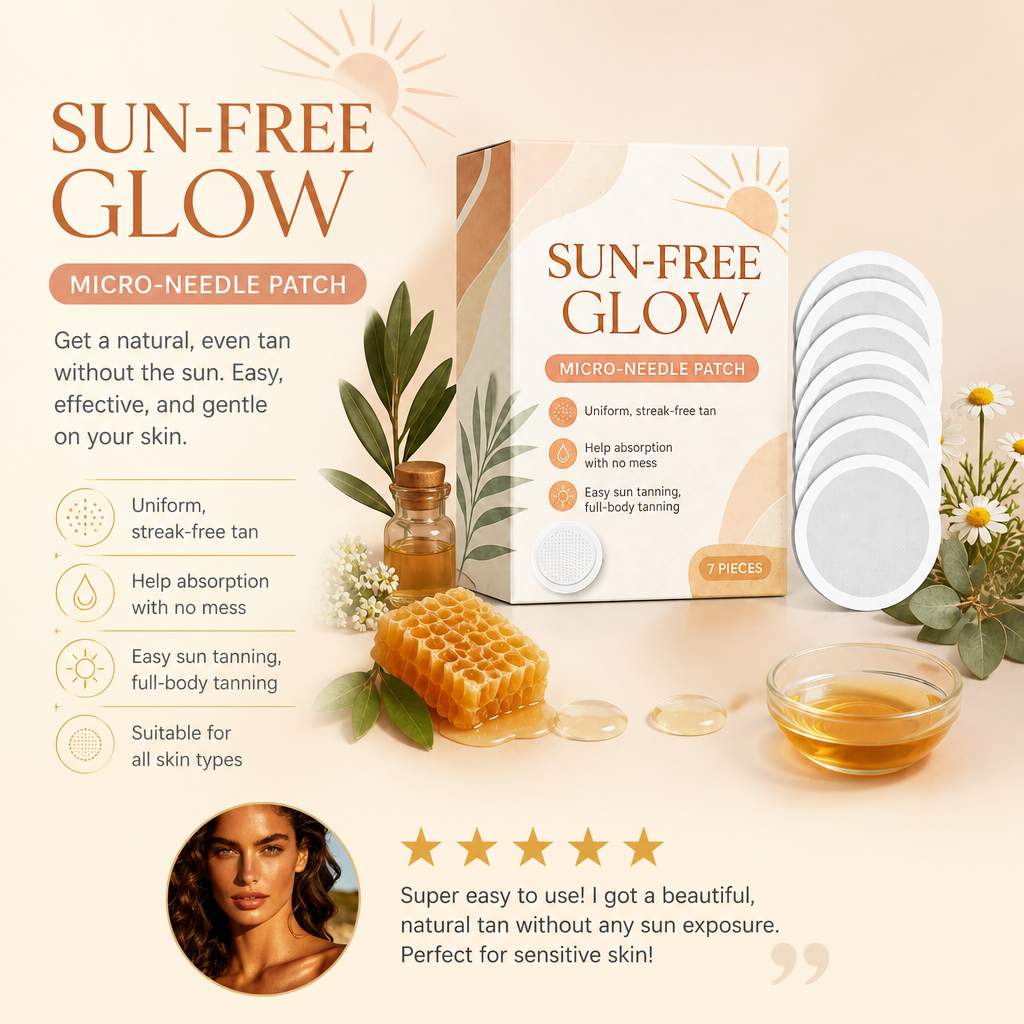 Self-Tanning Micro Needle Patch – Natural Bronze Glow With Hydration