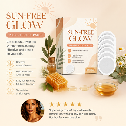 Self-Tanning Micro Needle Patch – Natural Bronze Glow With Hydration