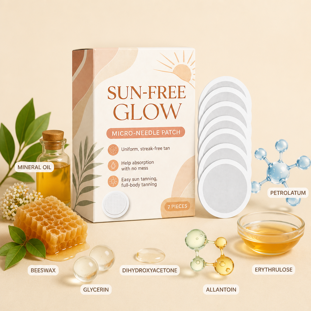 Self-Tanning Micro Needle Patch – Natural Bronze Glow With Hydration