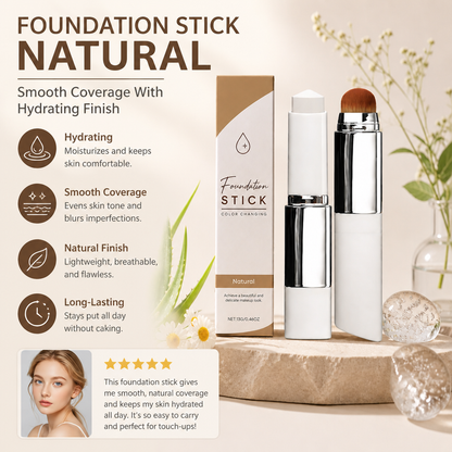 Natural Foundation Stick – Smooth Coverage With Hydrating Finish