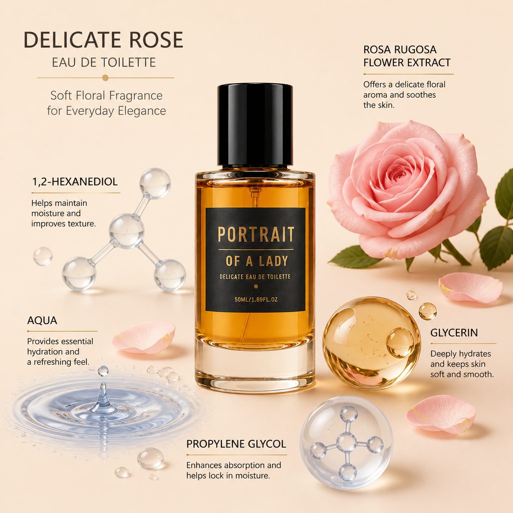 Delicate Rose Eau De Toilette – Soft Floral Fragrance For Everyday Elegance