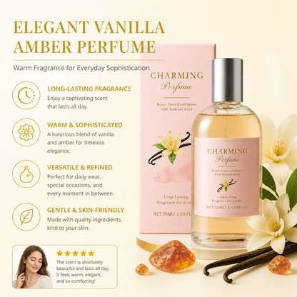 Elegant Vanilla Amber Perfume – Warm Fragrance For Everyday Sophistication