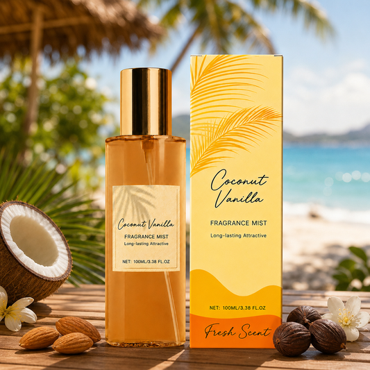 Coconut Vanilla Fragrance Mist – Fresh Floral Scent With Lasting Aroma