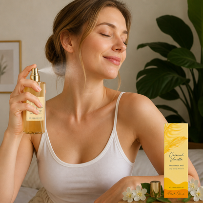 Coconut Vanilla Fragrance Mist – Fresh Floral Scent With Lasting Aroma