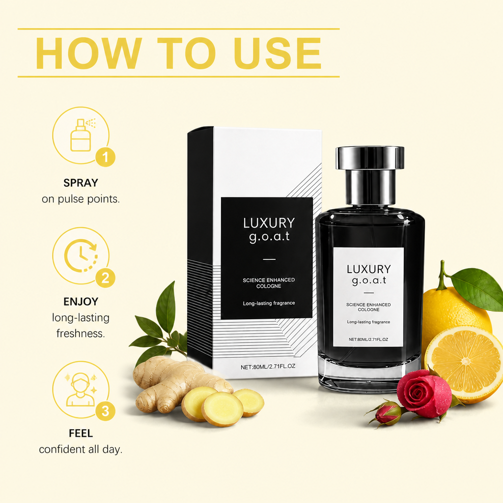 Citrus Ginger Fragrance Cologne – Fresh Long-Lasting Scent For Everyday Wear