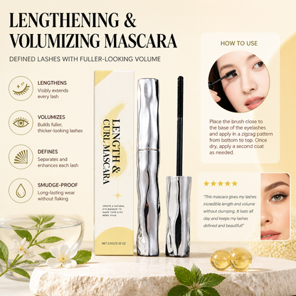 Lengthening & Volumizing Mascara – Defined Lashes With Fuller-Looking Volume