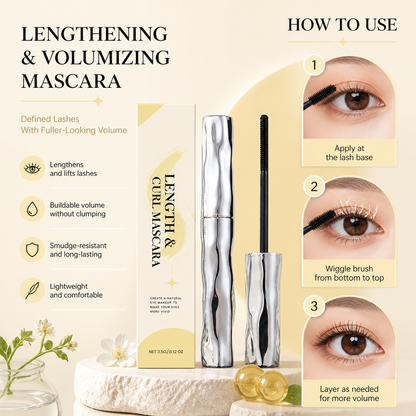 Lengthening & Volumizing Mascara – Defined Lashes With Fuller-Looking Volume