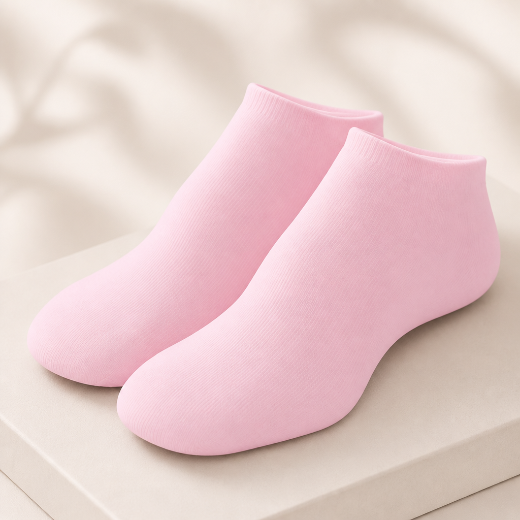 Silicone Gel Moisturizing Spa Socks for Dry & Cracked Feet