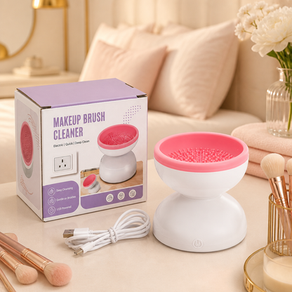 Electric Makeup Brush Cleaner – Deep Cleans & Dries in Seconds