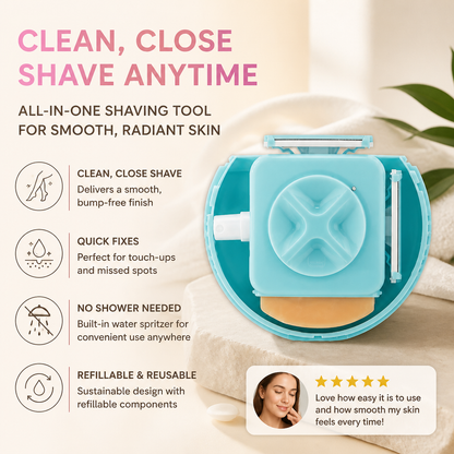 4-in-1 Travel Shaving Kit for Women – Perfect for Quick Fixes On the Go
