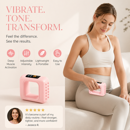 Fascia Massage Device – Vibrating Muscle Activation and Body Shaping Device for Abdomen, Waist and Full Body