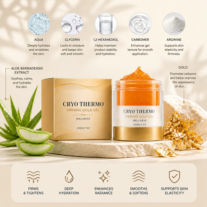 Cryo-Thermo Firming Body Cream - Firming & Smoothing Cream for Legs, Belly & Arms