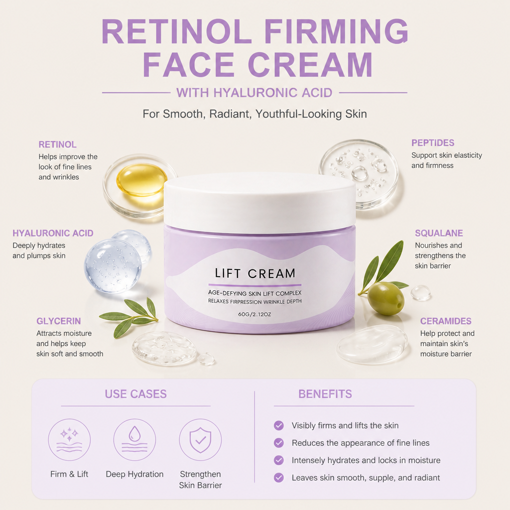 Peptide Lift Cream – Deep Hydration for Smoother, Firmer-Looking Skin