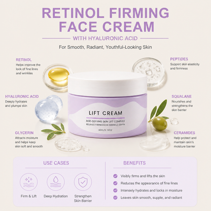 Peptide Lift Cream – Deep Hydration for Smoother, Firmer-Looking Skin