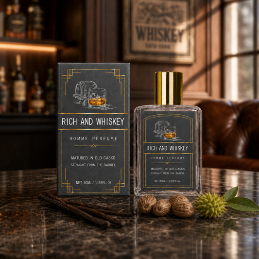 Rich Whiskey Homme Perfume – Warm Woody Fragrance With Lasting Elegance