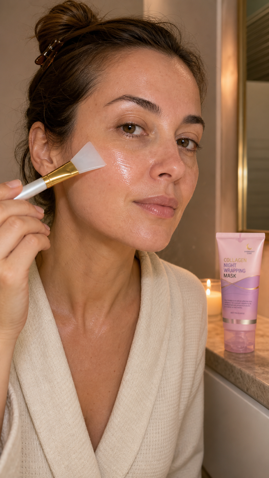 Beauty Kiwi customer applying Multi Balm Calcium Volume