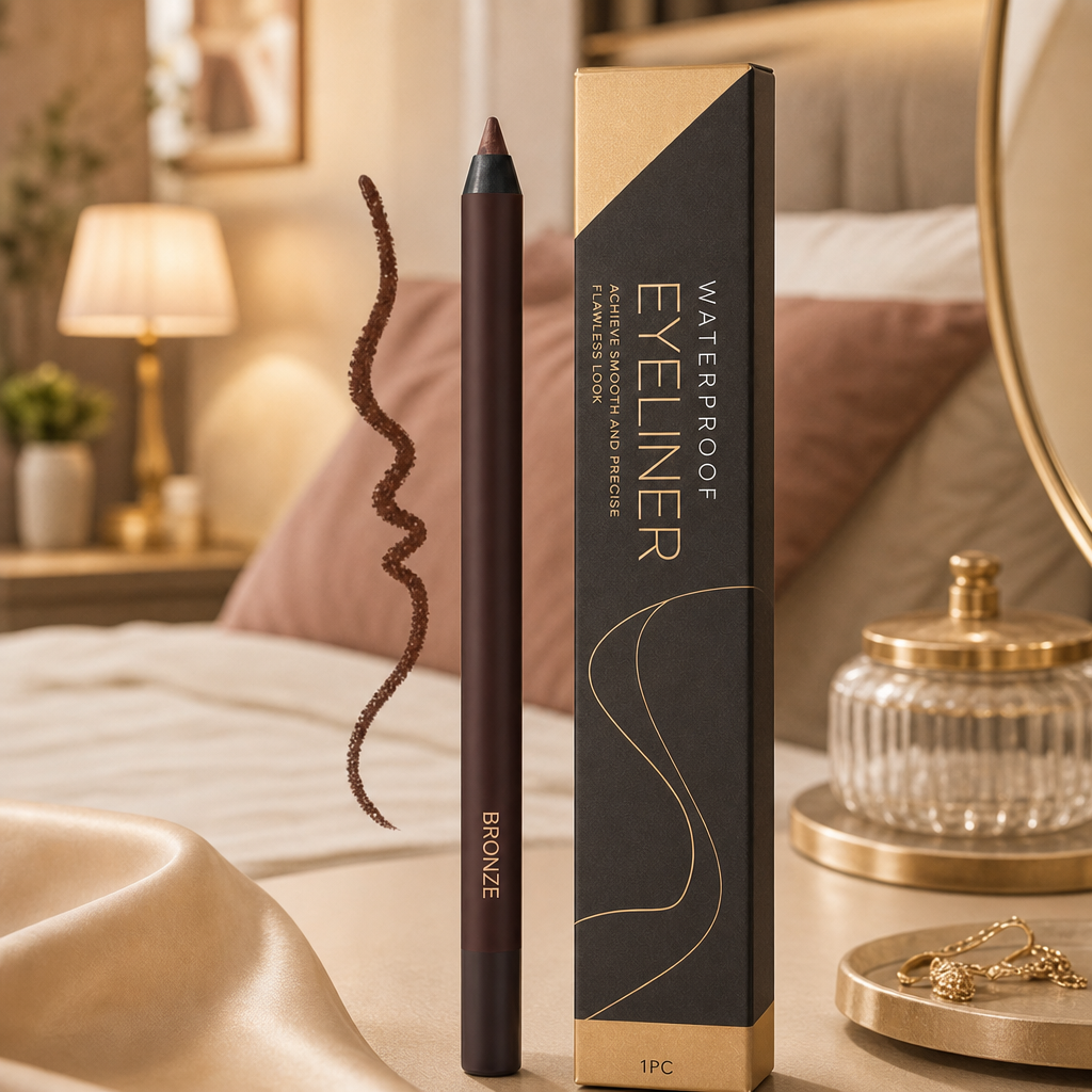Waterproof Glitter Gel Eyeliner – Long-Lasting Smudge-Proof Color