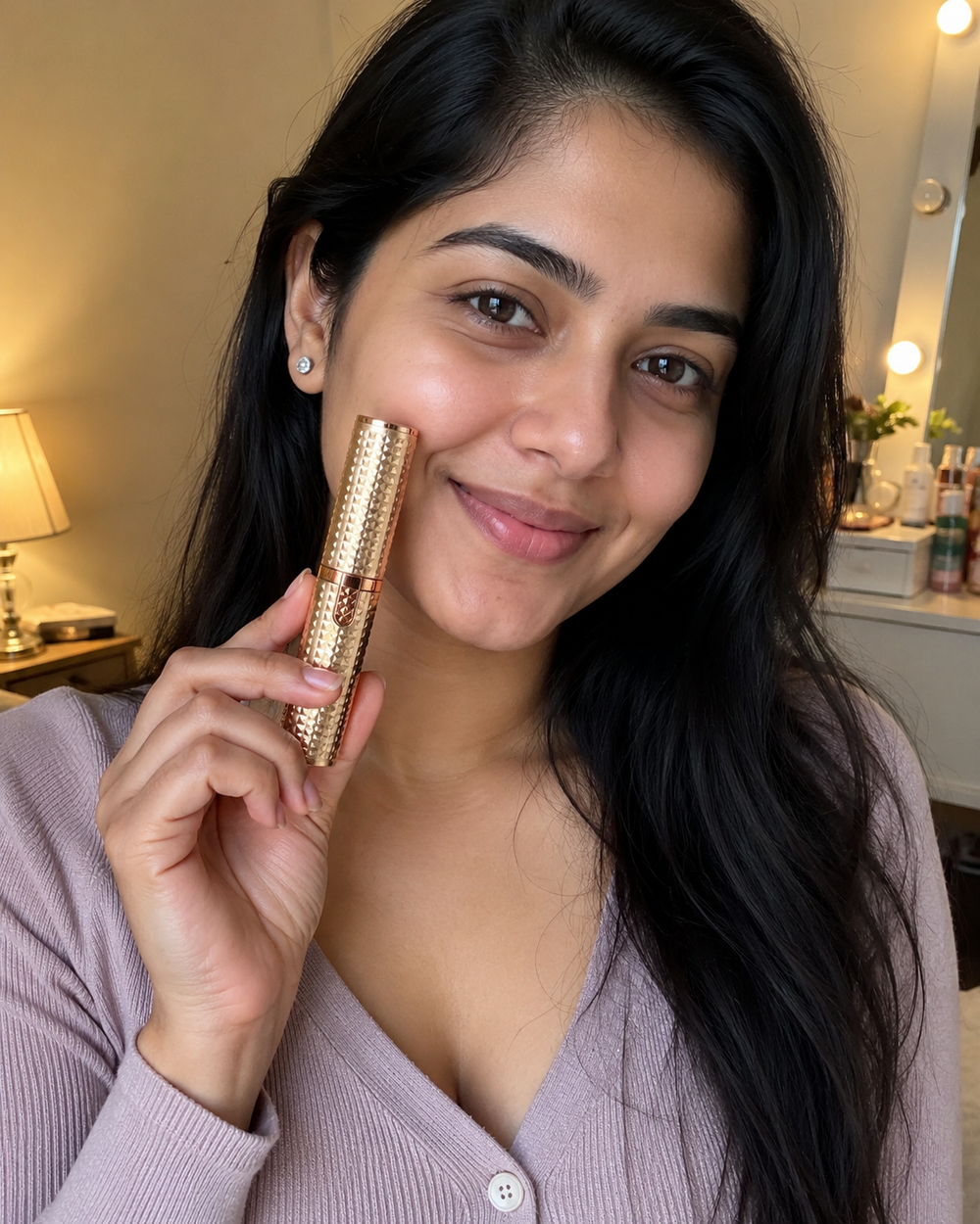Beauty Kiwi community member using the Natural Brows Stamp Kit