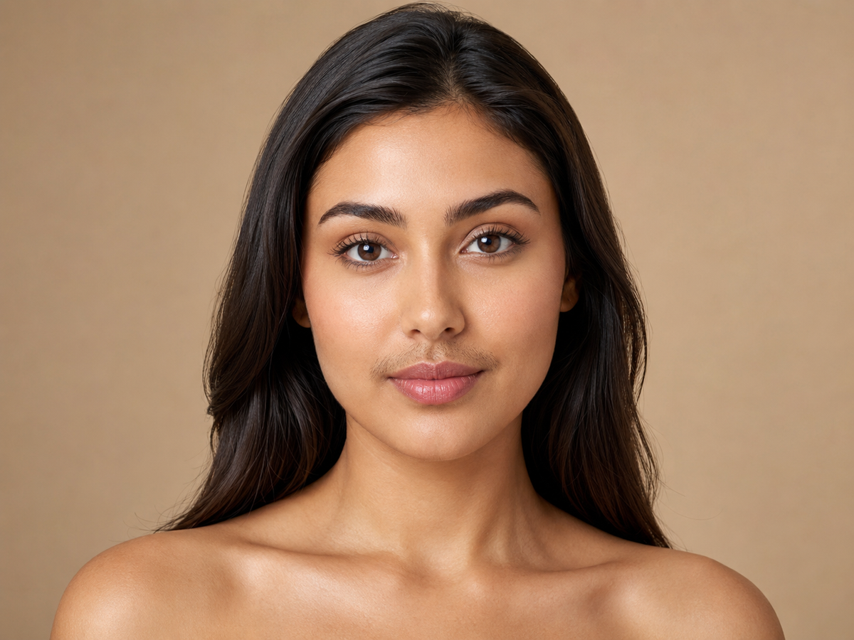 Customer before using the featured Beauty Kiwi product