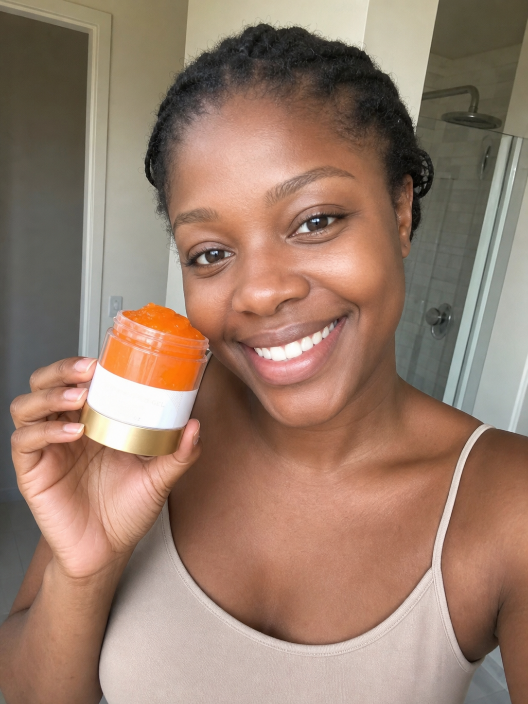Beauty Kiwi community spotlight featuring Cryo Thermo Firming Gold Gel