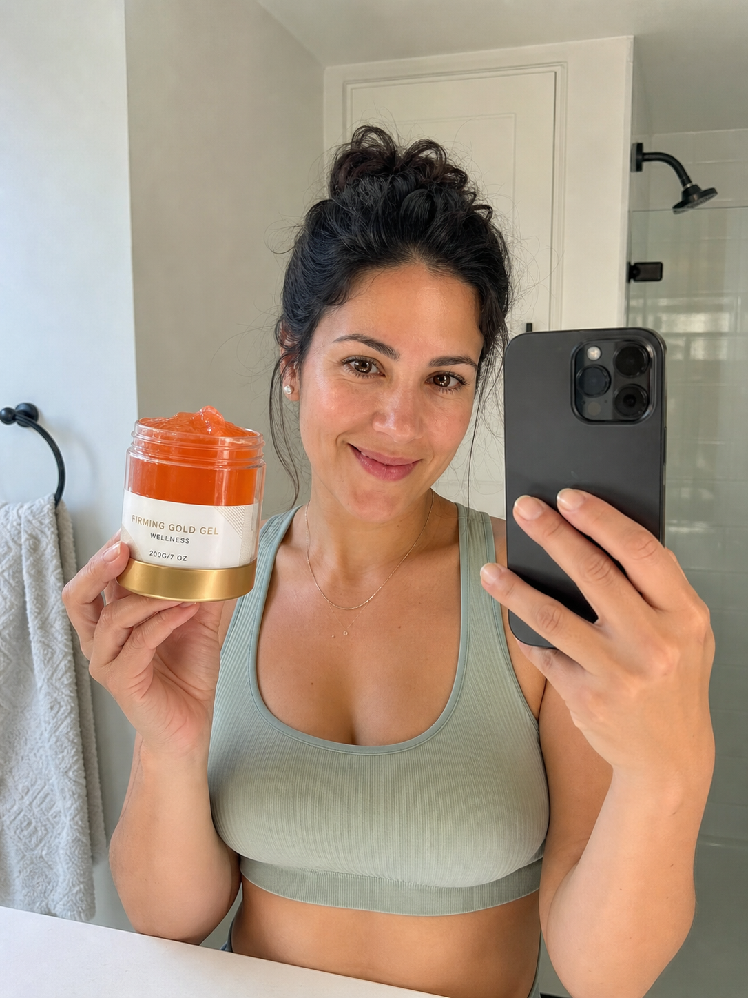 Beauty Kiwi customer sharing a personal Cryo Thermo Firming Gold Gel body-care story