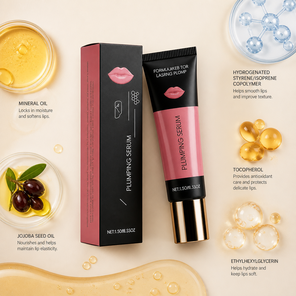 Plumping Lip Serum – Lightweight Hydration for Softer, Fuller-Looking Lips