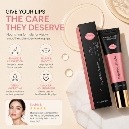 Plumping Lip Serum – Lightweight Hydration for Softer, Fuller-Looking Lips