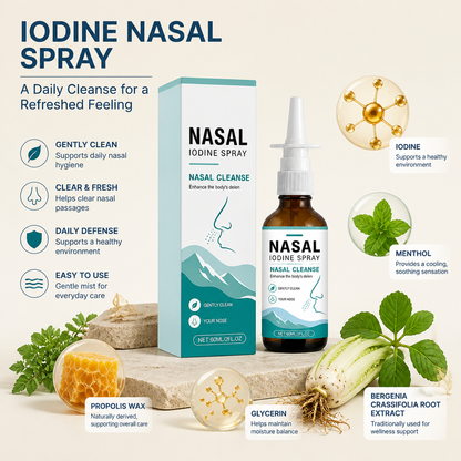 Iodine Nasal Spray – Gentle Daily Cleanse for a Refreshed Feeling