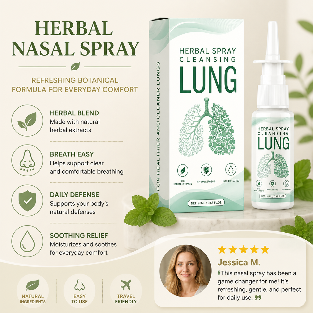 Herbal Nasal Spray – Refreshing Botanical Formula for Everyday Comfort