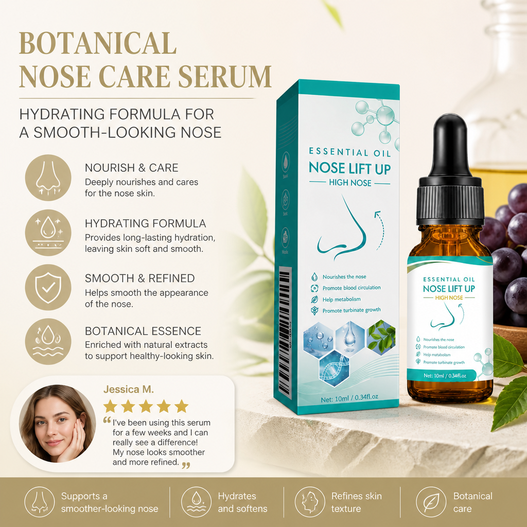 Botanical Nose Care Serum – Hydrating Formula for a Smooth-Looking Nose