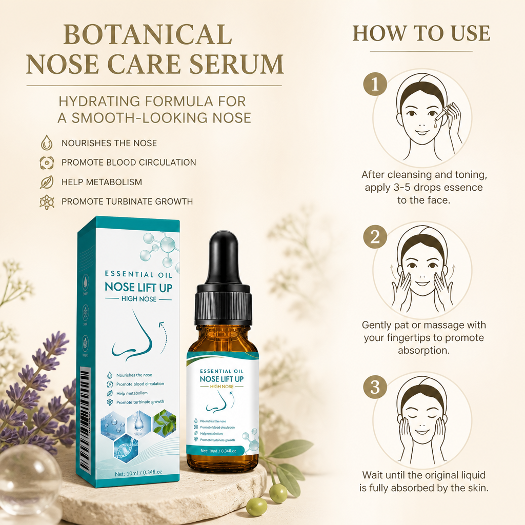 Botanical Nose Care Serum – Hydrating Formula for a Smooth-Looking Nose