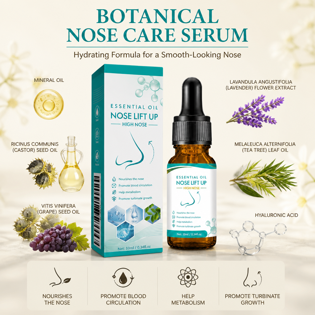 Botanical Nose Care Serum – Hydrating Formula for a Smooth-Looking Nose