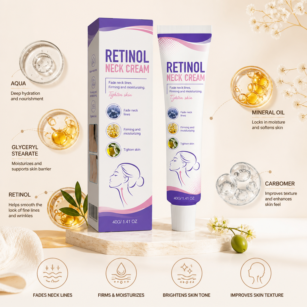 Retinol Neck Cream – Hydrating Formula for a Smoother-Looking Neck