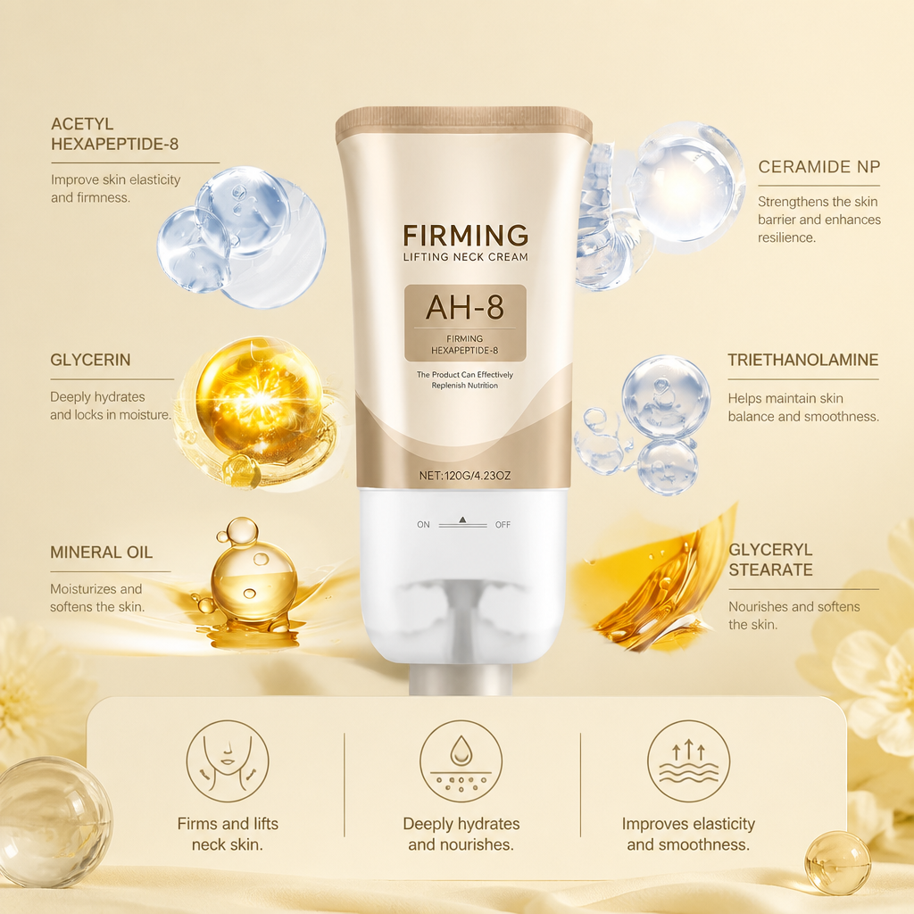 Firming Neck Cream Roller – Hydrating Care for Smooth-Looking Skin