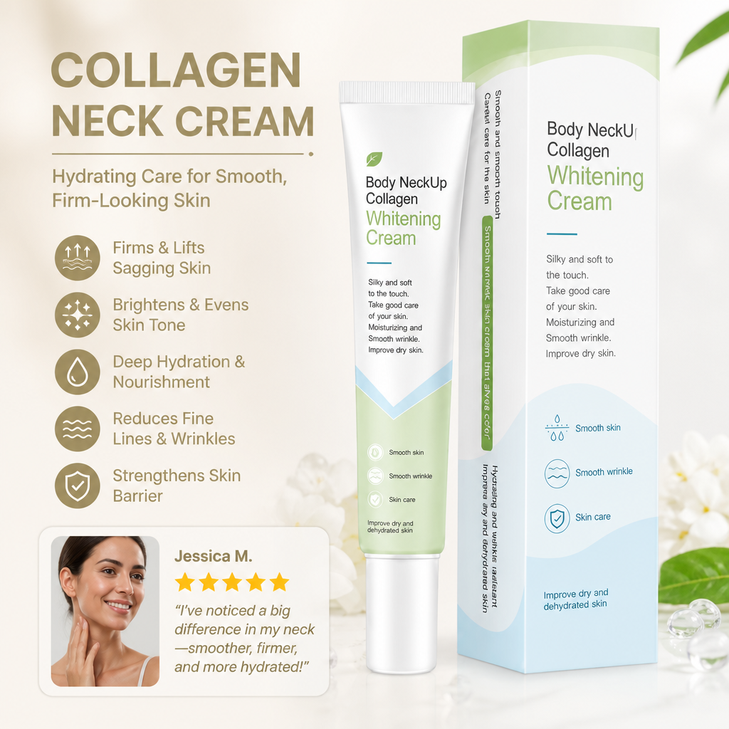 Collagen Neck Cream – Hydrating Care for Smooth, Firm-Looking Skin
