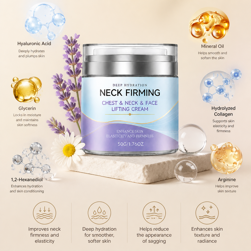 Neck Firming Cream – Hydrating Care for a Smoother-Looking Neck & Décolletage